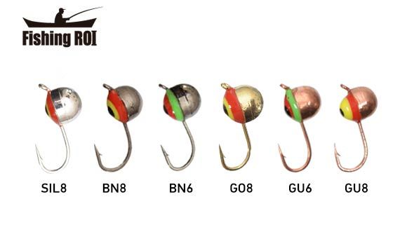 Мормышка вольфрамовая Fishing ROI Полусфера с подмазкой и ушком