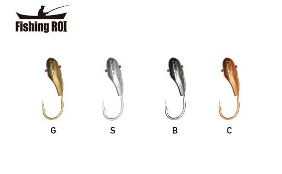 Мормышка вольфрамовая Fishing ROI Семечка с отверстием L