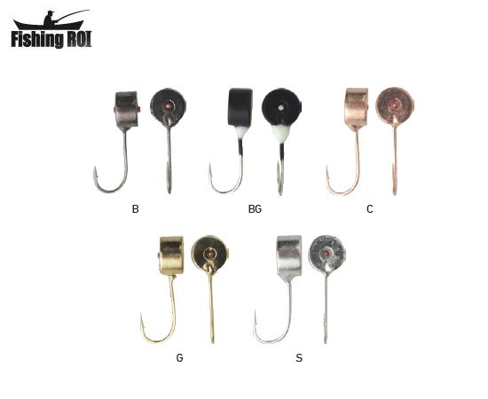 Мормышка вольфрамовая Fishing ROI Шайба 3.5mm black nickle