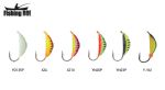 Мормишка вольфрамова Fishing ROI Супер банан фарбована 2.2mm YD135P