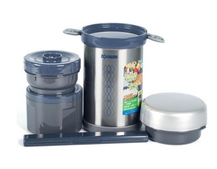 Набір для ланчу Zojirushi SL-NC09ST сталевий