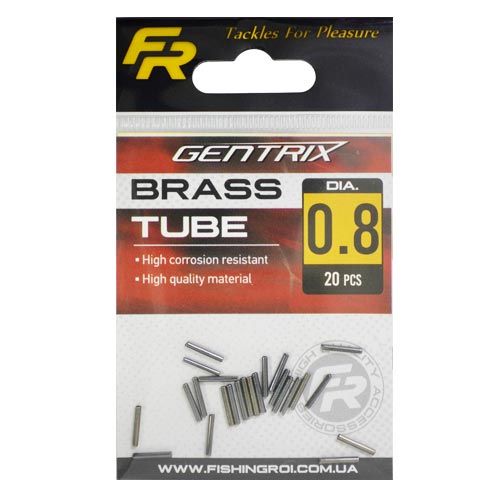 Обтискні трубочки Fishing ROI Brass tube d-0.6mm