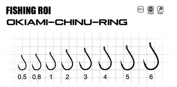 Гачки FR Okiami-chinu-ring №1 (уп10шт)