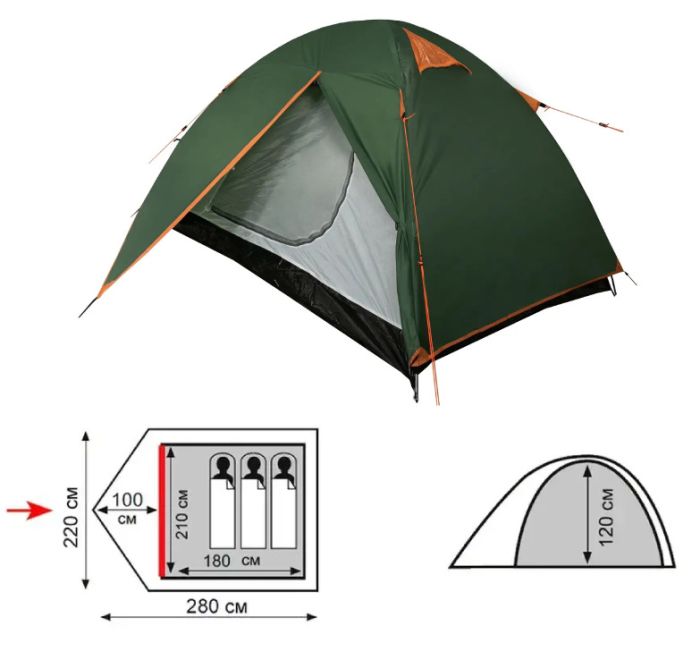 Намет Totem Tepee 3 (V2) UTTT-026