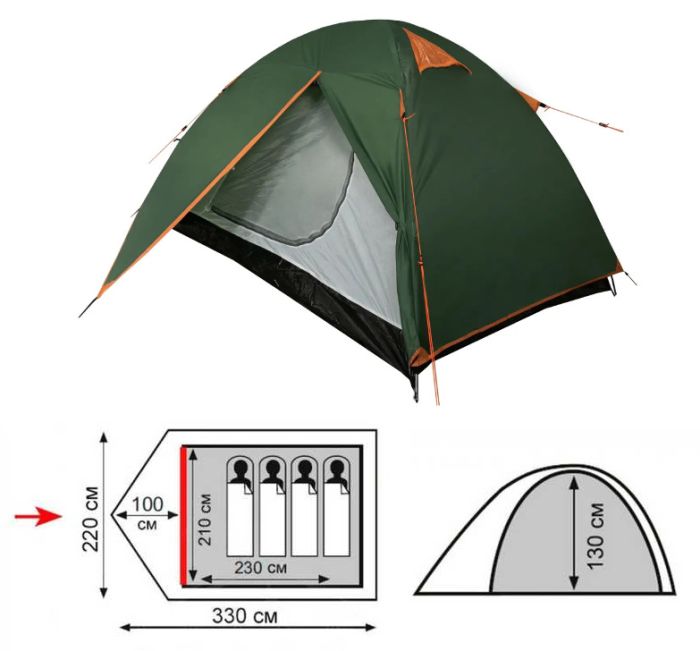 Намет Totem Tepee 4 (V2) UTTT-027