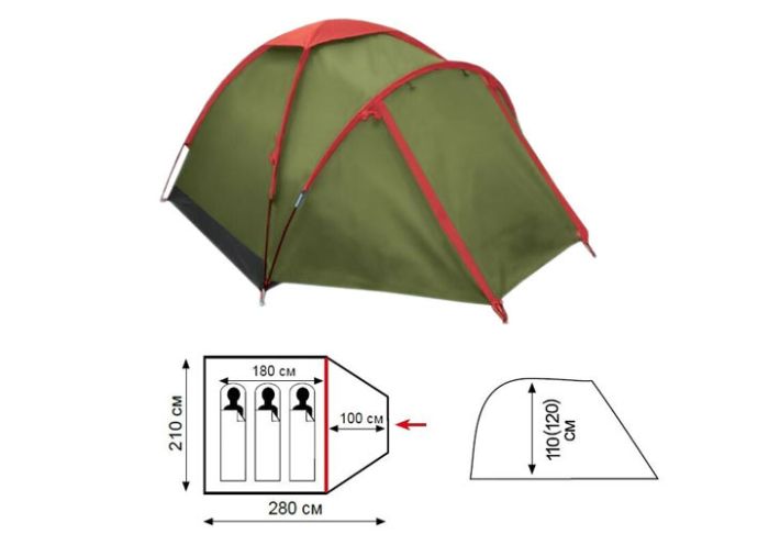 Намет Tramp Lite Fly 3 TLT-003