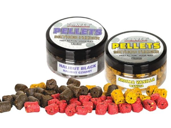 Пеллет TRAPER Method Feeder Hook Pellets 8mm 50g N-Butyric acid