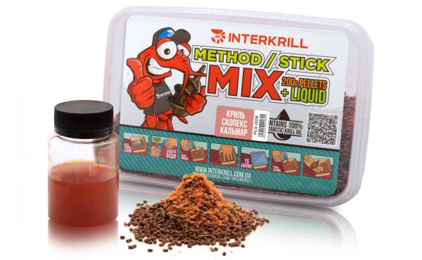 Пеллетс "METHOD/STICK MIX" 100% Криль, 400 г (12шт)