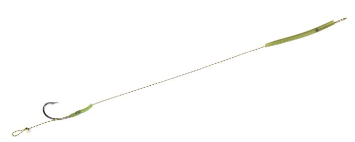 Поводок Fishing ROI карповый с конусом hook 8245A №4 25lb