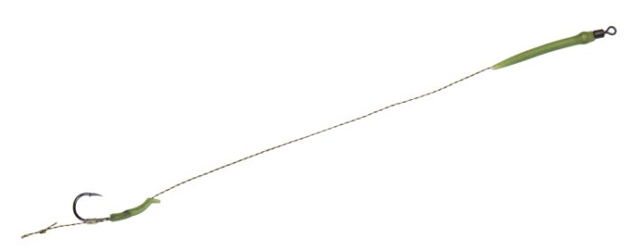 Повідець Fishing ROI короповий з конусом та вертлюгом hook 8340B №8 25lb