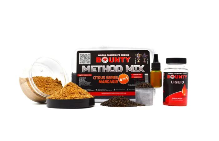 Прикормка BOUNTY METHOD MIX 4in1 MANDARIN (мандарин)
