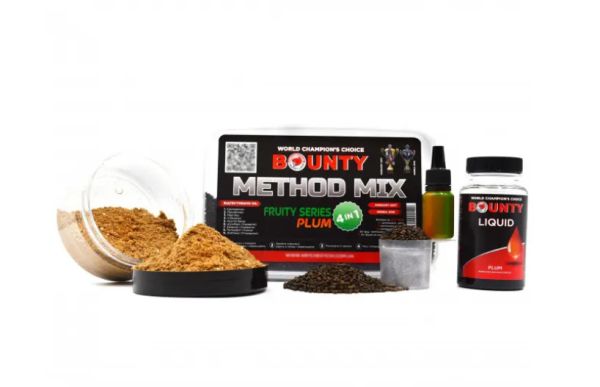 Прикормка BOUNTY METHOD MIX 4in1 PLUM (слива)