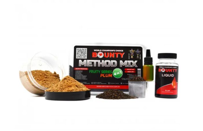 Прикормка BOUNTY METHOD MIX 4in1 PLUM (слива)