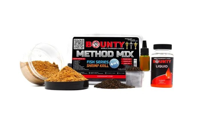 Прикормка BOUNTY METHOD MIX 4in1 / SHRIMP KRILL