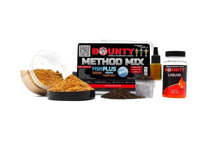 Прикормка BOUNTY METHOD MIX 4in1 SQUID / TIGER NUT