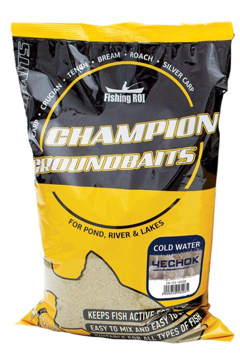 Прикормка FR Champion Cold Water Часник 1кг