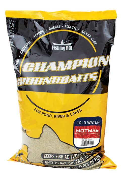 Прикормка FR Champion Cold Water Мотиль 1кг