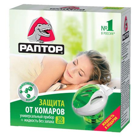 "Раптор" Комплект (устройство+жидкость от комаров 30 ночей)