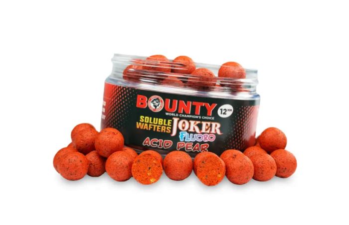 Растворимый флюро вафтерс BOUNTY FLUORO JOKER ACID PEAR 12 мм.