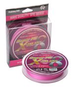 Шнур плетений Fishing ROI X-Run 8PE 150м, #0.6/0.128mm  pink