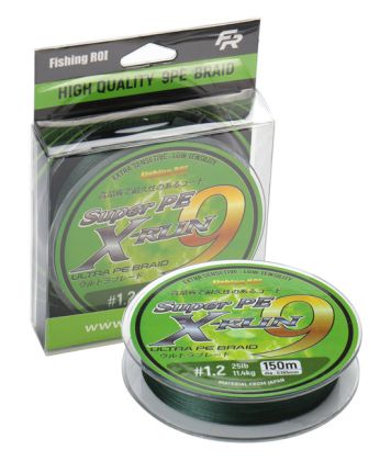 Шнур плетений FR X-Run 9PE 150м green