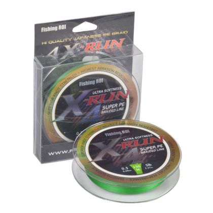 Шнур плетеный Fishing ROI X-Run 4PE grass green