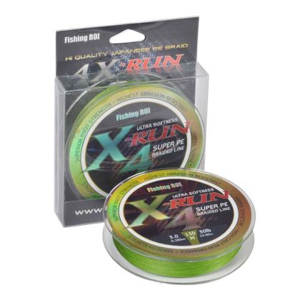 Шнур плетений Fishing ROI X-Run 4PE olive green