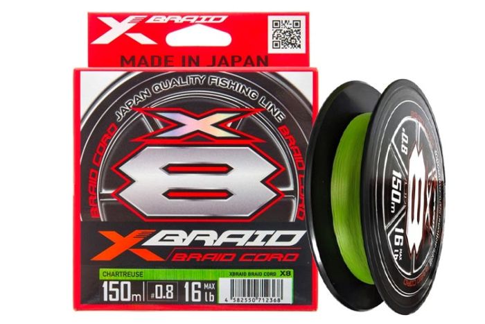 Шнур YGK X-Braid Braid Cord X8 #1.0 150m 20lb
