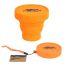 Склянка складна силіконова з кришкою Tramp 180ml orange TRC-083-or
