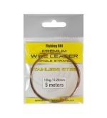 Поводковый материал струна Fishing ROI Wire Leader 0,3мм 15кг 5м
