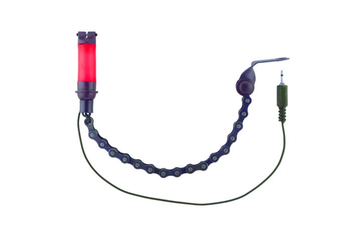 Свінгер Fishing ROI Bite Indicator на вело ланцюгу з підключенням червоний
