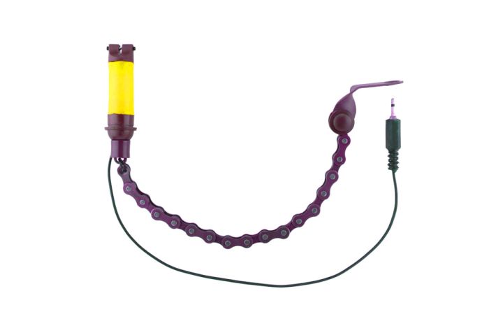 Свінгер Fishing ROI Bite Indicator на вело ланцюгу з підключенням жовтий