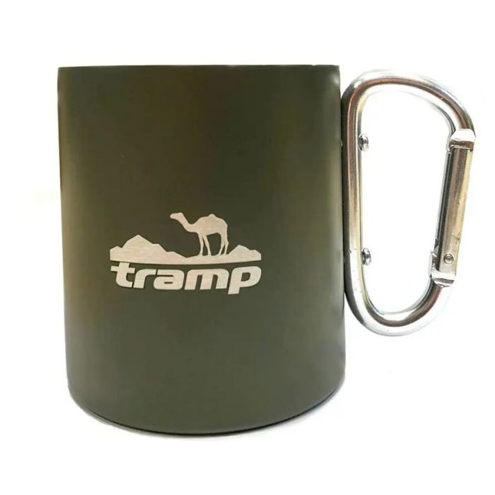 Термокухоль з карабіном Tramp 350 мл олива UTRC-122-olive