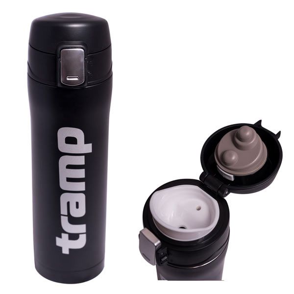 Термос Tramp 0,45 л черный матовый TRC-107-black