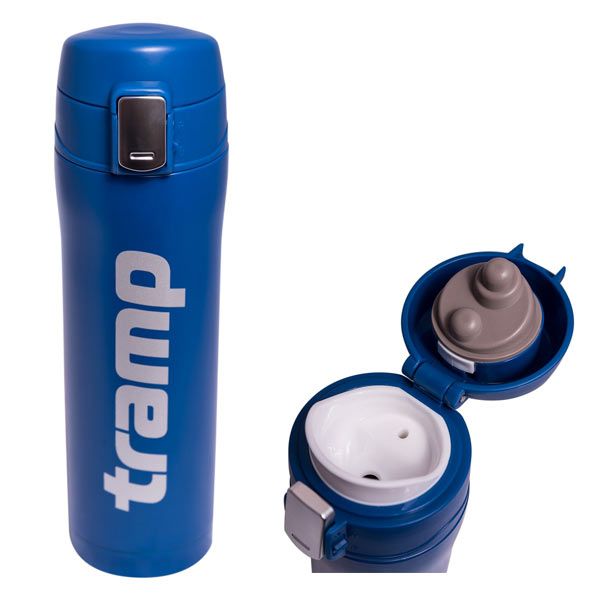 Термос Tramp 0,45 л синий TRC-107-blue