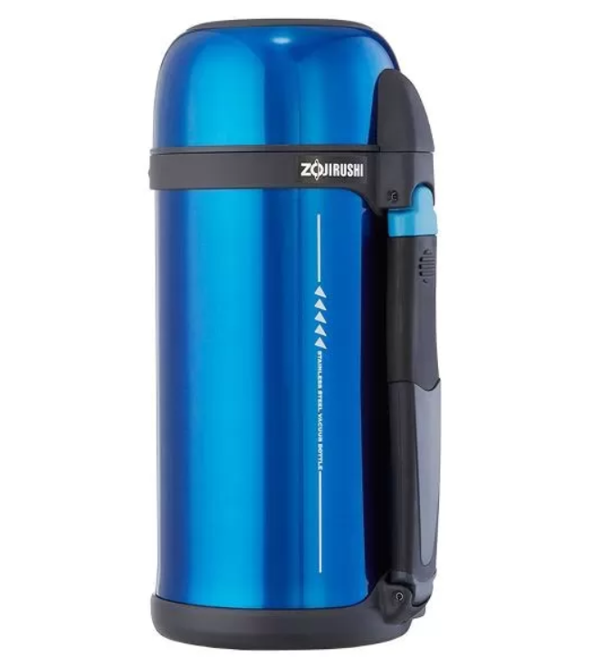 Термос ZOJIRUSHI SJ-SD10ХA 1 л (складная ручка+ремешок) ц:стальной