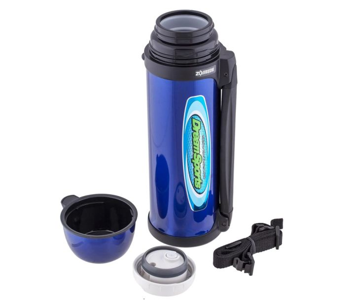 Термос ZOJIRUSHI SJ-SD12AR 1.2 л (складная ручка+ремешок) ц:синий