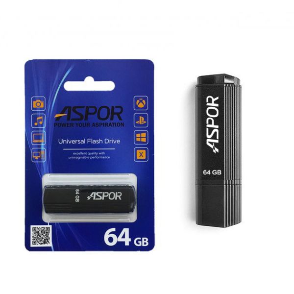 USB Flash Aspor AR121 64GB - черный