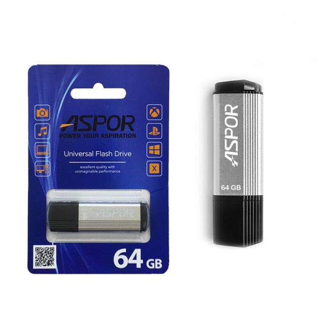 USB Flash Aspor AR121 64GB - серебро