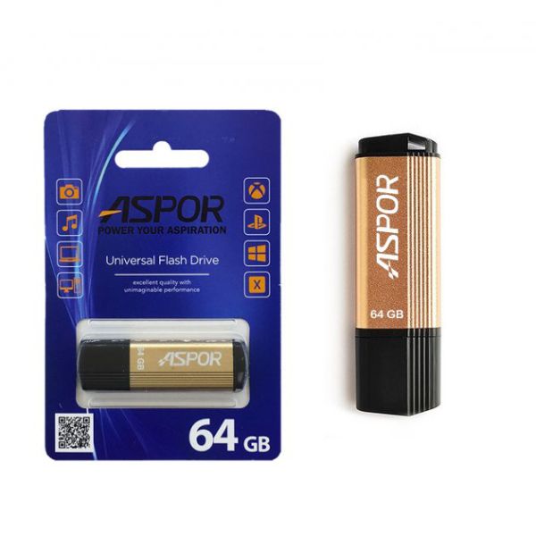 USB Flash Aspor AR121 64GB - золото