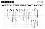 Крючки Fishing ROI Weedless Sproat № 5/0