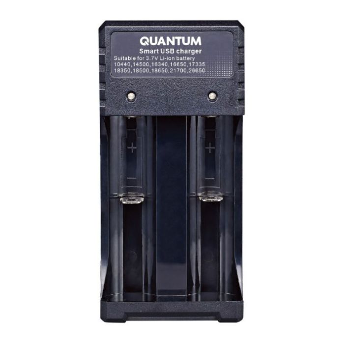 Зарядное устройство Quantum QM-BC2020 для Li-ion 3.7 V акум. 2-slot (USB)