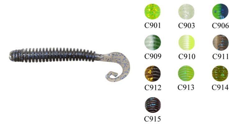 Силікон Fishing ROI Saturn Worm 50
